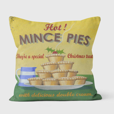 Hot Mince Pies - Martin Wiscombe Cushions