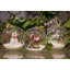 Santa Snow Globe 6'' Handmade Glass Christmas Ball Ornament