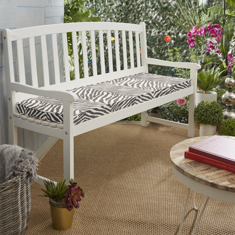 AA Sunbrella Outdoor 2'' Bench Seat Cushion, 2" H x 40" W x 17" D