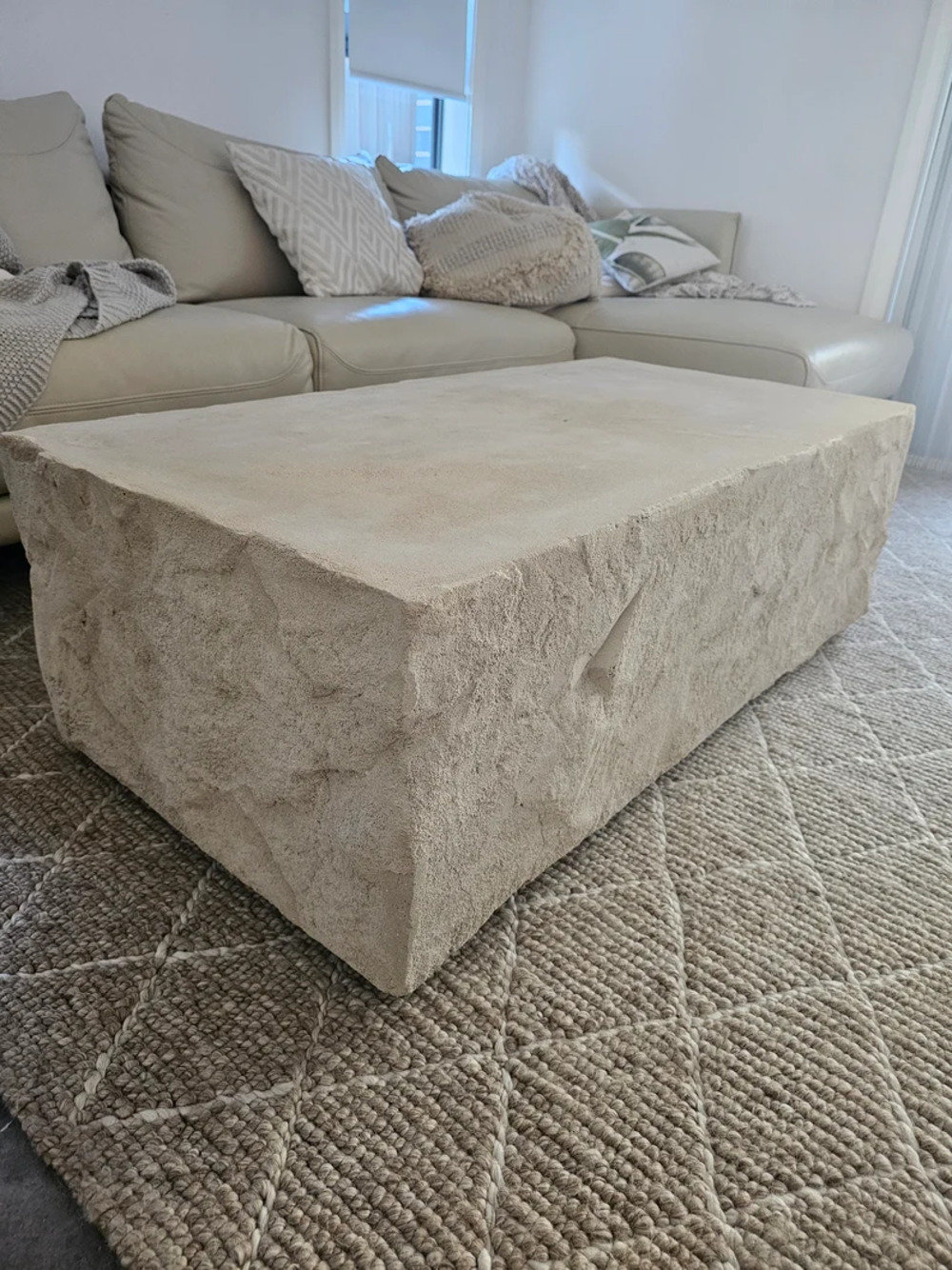 BETACH Genuine Jerusalem Stone Limestone Coffee Table Wayfair