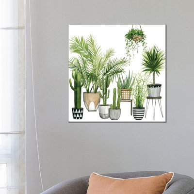 Plant Haven II by Grace Popp - Wrapped Canvas Print