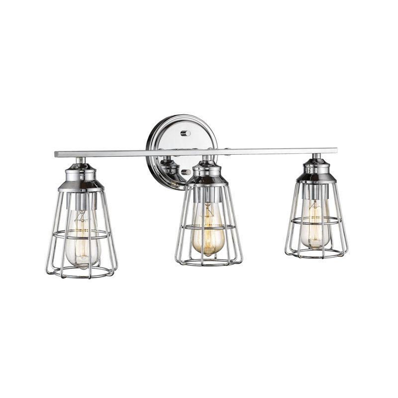 Theodore 3 - Light Dimmable Vanity Light, Chrome