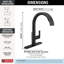 Keele Pull Down Sprayer Single Handle Kitchen Sink Faucet-50778088
