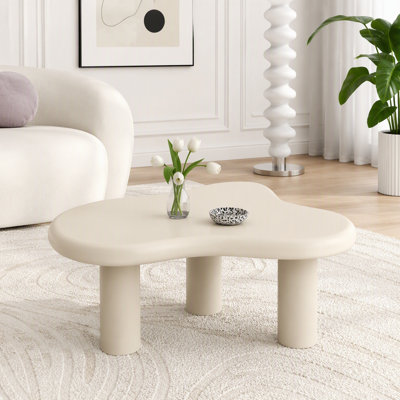 Cloud-Shaped Coffee Table with 3 Legs