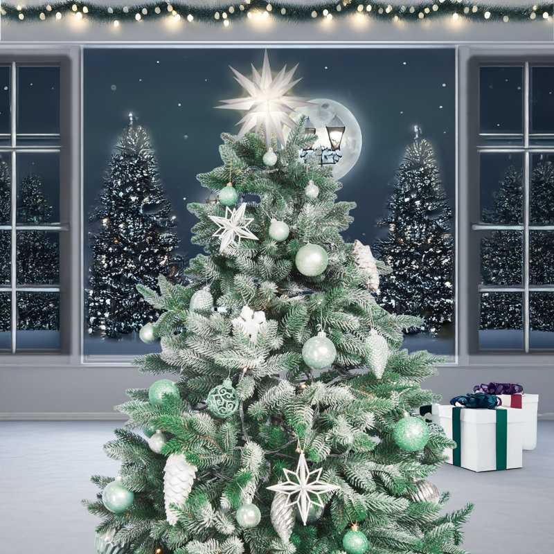 Astrology & Stars Lighted Shatterproof Tree Topper, 12" H x 12" W x 12" D