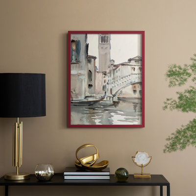 Vintage Landscape CCI Framed Print - Solid Wood