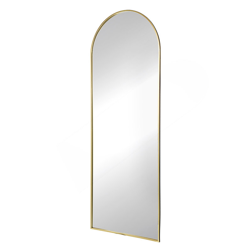 28X1x74" Celine Gold Arch Body Mirror, Gold