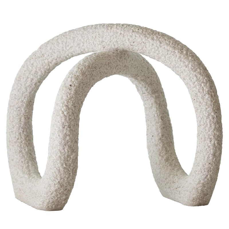 Hand-Carved Solid Marble Bold Knott Statue