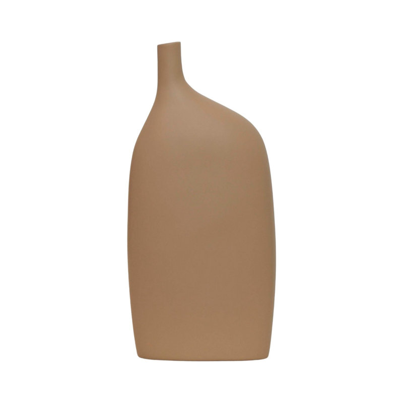 Cyna Ceramic / Porcelain Table Vase, Taupe