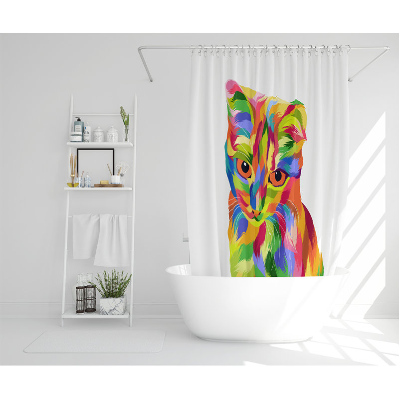 Ellanie Polyester Shower Curtain