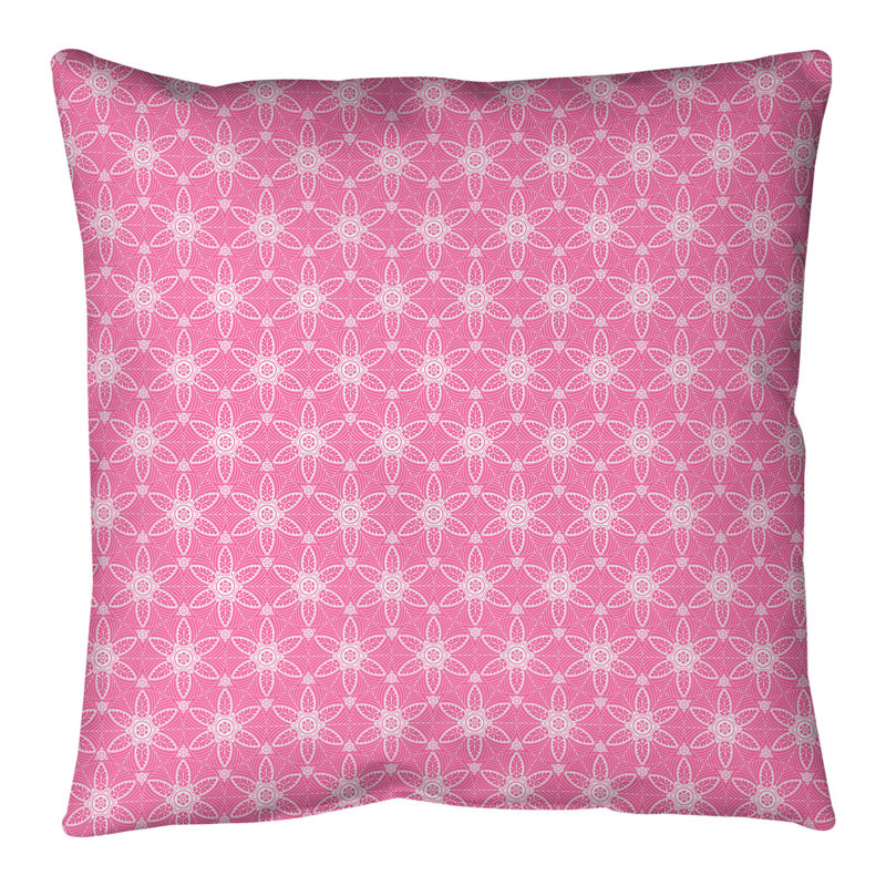 Coussin de sol Katelyn Elizabeth, H 28 po x l 28 po, Rose