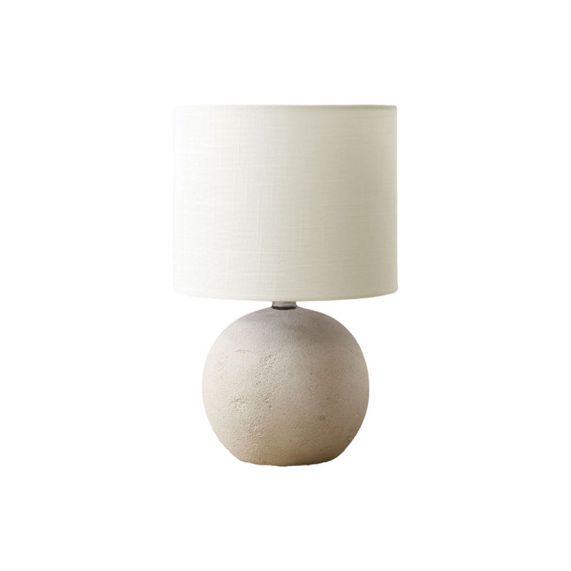 Lighting, 16"h, Table Lamp, Resin, Ivory / Cream Shade, Contemporary, Ivory