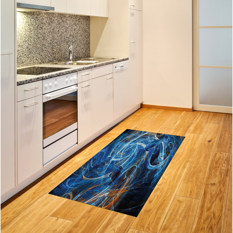 Swett Space High Density Long Fiber Poly Threads Decorative Area Rug Carpet, Rectangle 2'7" x 5'