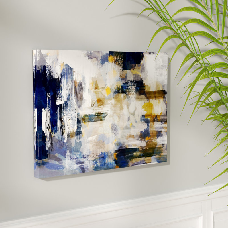 Nadando - Impression sur toile tendue, H 28 po x l 24 po, Cadre doré