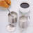 Stainless Steel Sugar Bowl And Creamer Set, With Spoon And Anti-Drip Spout, Stackable Design, Brushed Silver