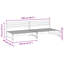240cm Wide Straight Patio Sectional