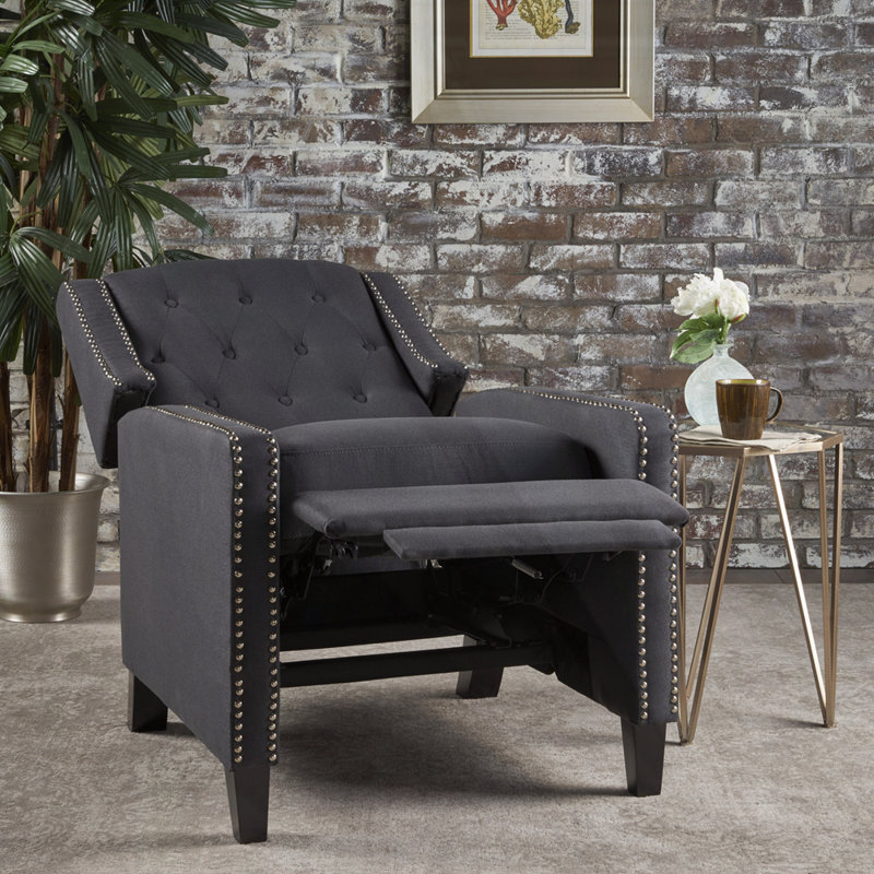 Chaise en tissu Classic, Gris foncé
