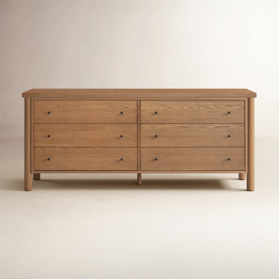 Linda 75 " Oak Double Dresser