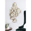 La garniture murale en fer doré 24 x 2 x 42 po ajoute une touche de glamour au style moderne pour des vérandas élégantes