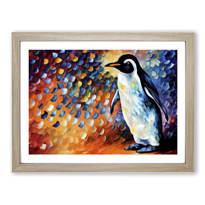 XH1022-6875X Penguin Painting Vol.1 - Single Picture Frame Painting