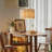 1-Light Geometric Pendant Lights Beige-677043666