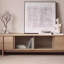 Meuble télé en bois massif au design simple-106815617-106815618