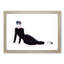 Audrey Hepburn in Abstract - Framed Print-55686736-55686737