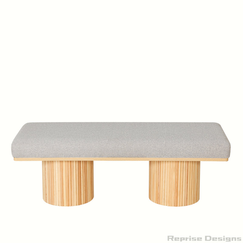Banc en tissu Christakis Boucle