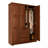 Musman Family 100% Solid Wood 4-door Wardrobe Armoire-36088248