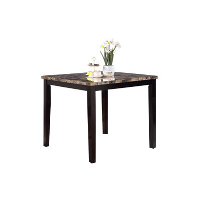 Abioyanni Faux Marble Top Dining Table