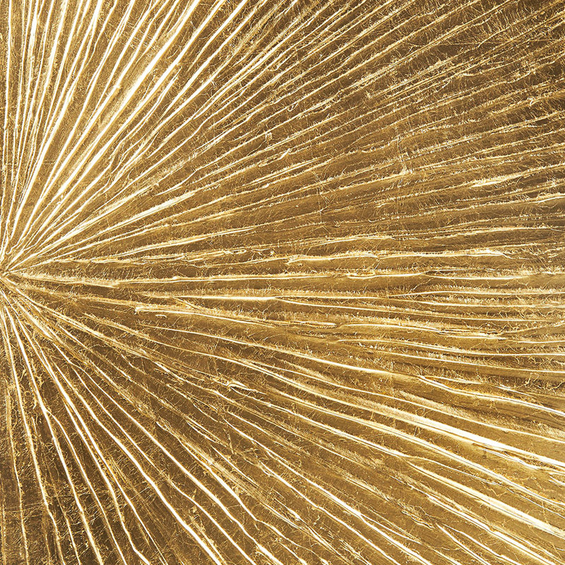 3 Wall Art - Hand Painted With Metallic Gold Glow, Indoor Decorative Modern Highlights, Only