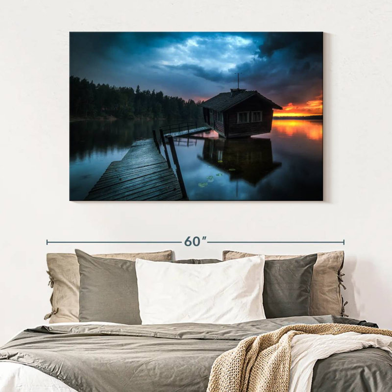 Lilie Drunken Sauna In Finland, 34'' H x 51'' W