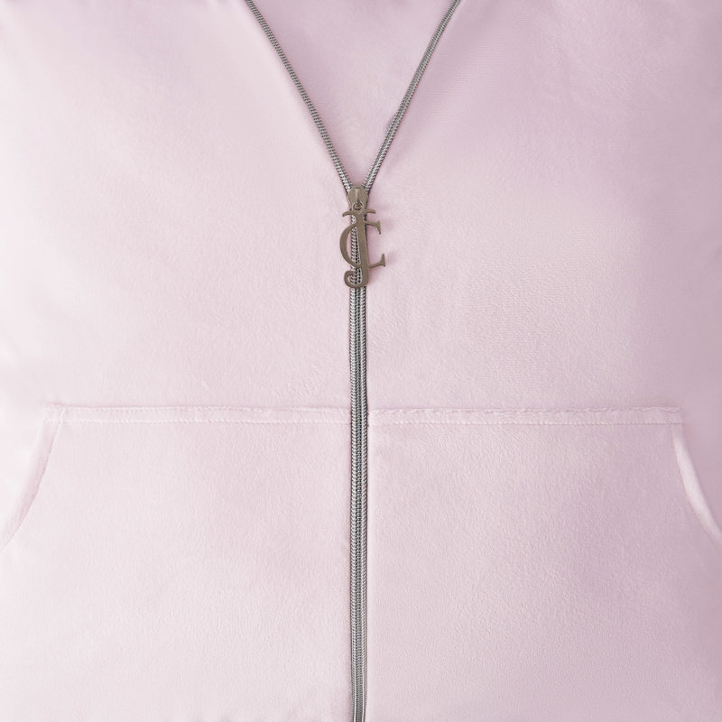 Juicy Couture Tracksuit Square Decorative Throw Pillows, Pink Marshmellow
