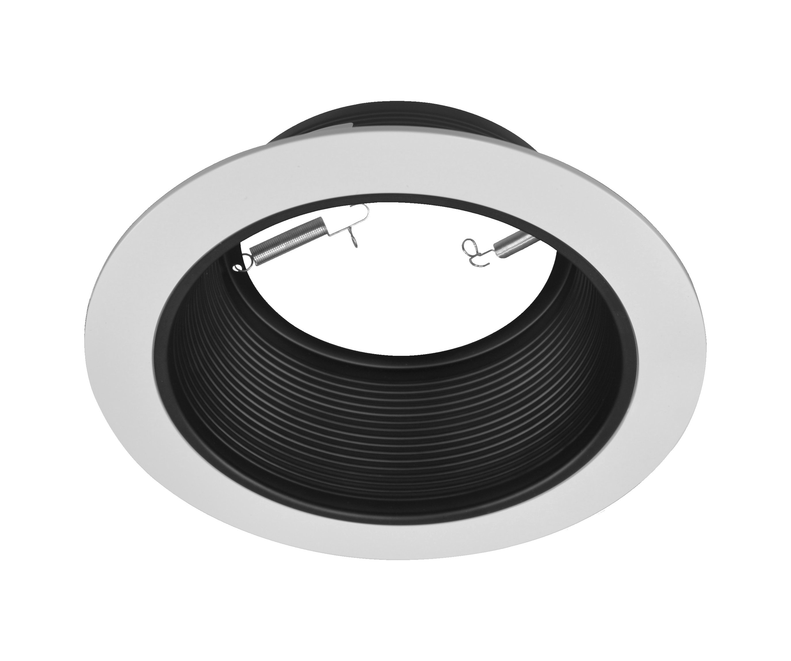 NICOR Lighting 6'' Black/White Baffle Recessed Trim Wayfair