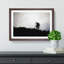 Silhouette of a Wolf in Abstract - Picture Frame Graphic Art Print-55764594-55764595