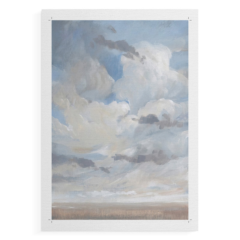 Bleu ciel I - Impression sur toile seulement - NON-CADRE, H 18 po x l 12 po