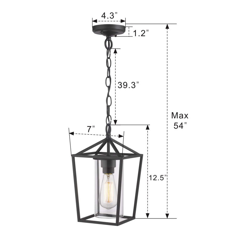 Shortwood Outdoor Hanging Lantern