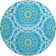 Premium Machine Washable Cerrito Blue Rug
