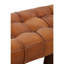 Waylan Genuine Leather Upholstered Bench