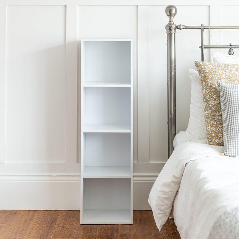 Northville 30cm W Cube Bookcase, (4 Shelves) 41.7"H x 11.811"W x 9.25"D.