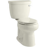 Cimarron® 1.28 GPF Water Efficient Round Two-Piece Toilet (Seat Not Included)