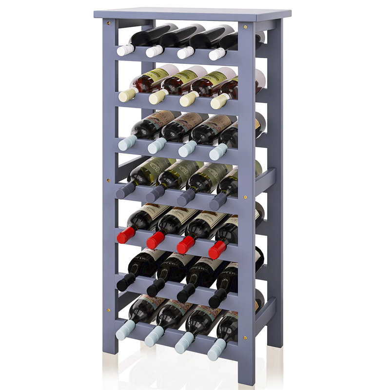 Jenai Wine Bottle Rack, Grey