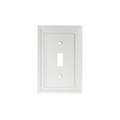 Classics 1 - Gang Toggle Light Switch Standard Wall Plate