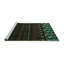 Tapis turquoise lavable à la machine Abstract 5369-1485239315