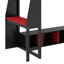 Lit mezzanine simple avec bureau-1112172039