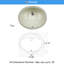 Lavabo de salle de bain ovale en porcelaine vitreuse avec trop-plein 17,25 "Nantucket Sinks Great Point-4095021