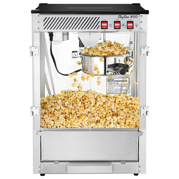 Hastings Home 20 Cups Oil Popcorn Machine Popcorn Maker Cart in the Popcorn  Machines department at
