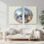 2 Piece Wrapped Canvas Print-443713589