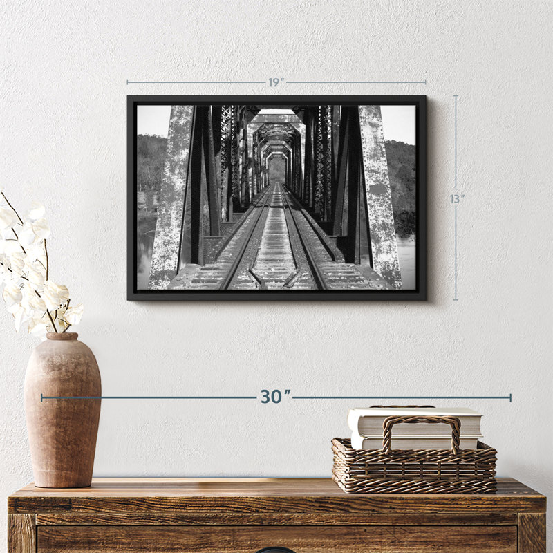 Architecture «Vieux pont», H 13 po x l 19 po