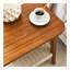 Table d'appoint de style Mid-Century de 23 po avec tablette tissée, table d'appoint Boho avec rangement, tables de chevet, petite table d'appoint pour canapé de salon, bureau à domicile
